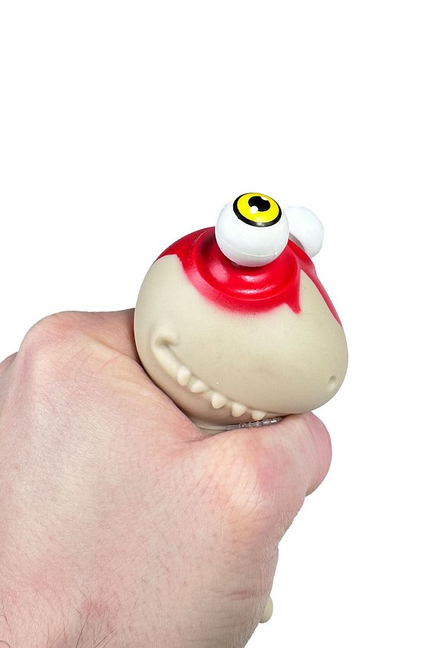 Gözleri Dışarı Fırlayan 9 cm Dinozor Oyuncağı Stres Azaltma için Sıkma Oyuncak Model 3 - 2