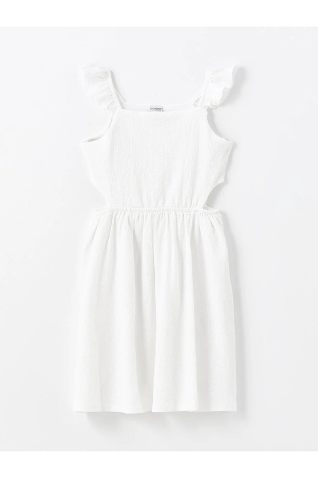 Lcw Kids Square Neck Girls' Dress
