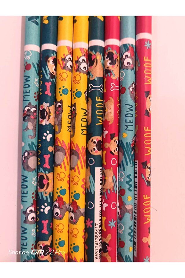 قلم رصاص منقوش 2B من CAT-DOG (8 قطع) - 5