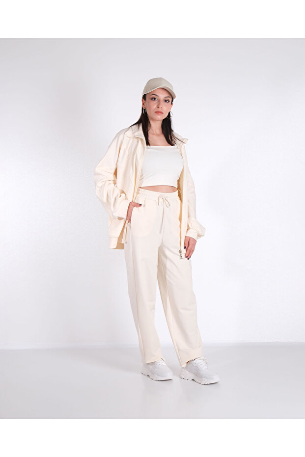 Fermuarlı Sweatshirt Takım - 5