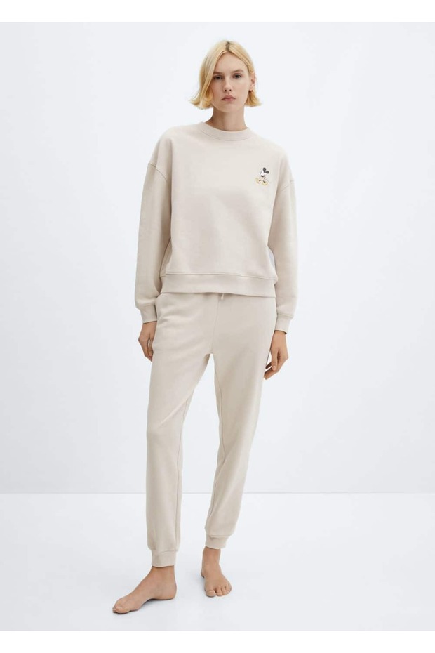 Pamuklu jogger pantolon - 2