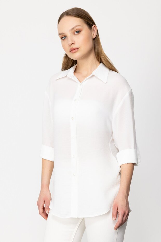 ON Kolu Katlanabilir Gömlek - 1