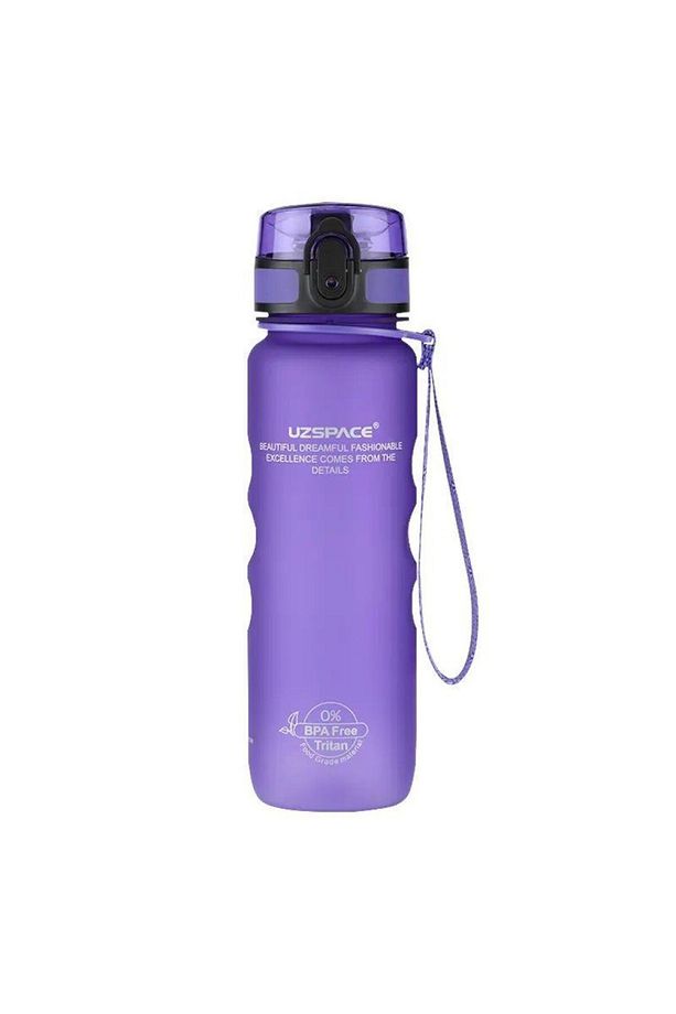 500ml Tutma Destekli Soft-Touch Tritan Su Matarası (Mor) 1215 - 1