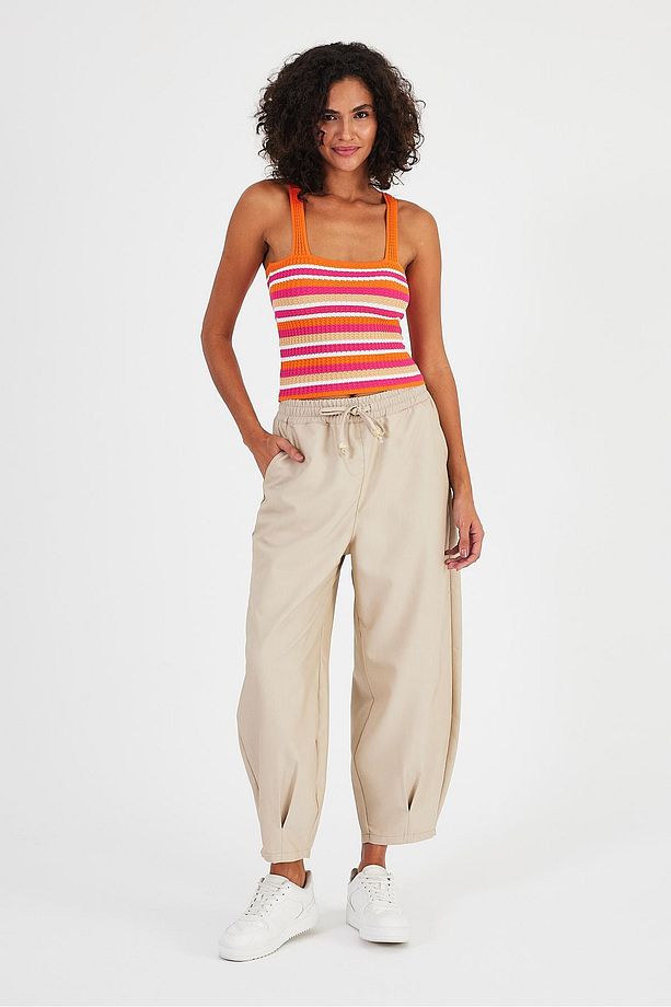 RENK BLOKLU CROP ATLET(A92356-S) - 4
