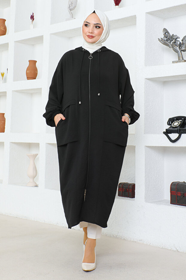 KADIN KAPİŞONLU  AEROBİN TESETTÜR KAP - 1