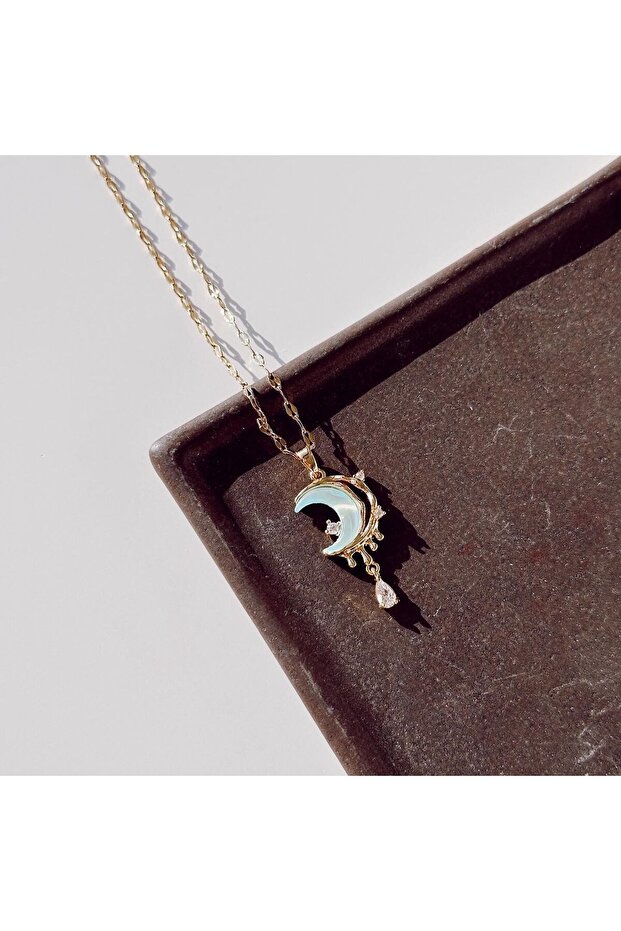 Babe Moon Steel Necklace | Steel Necklace