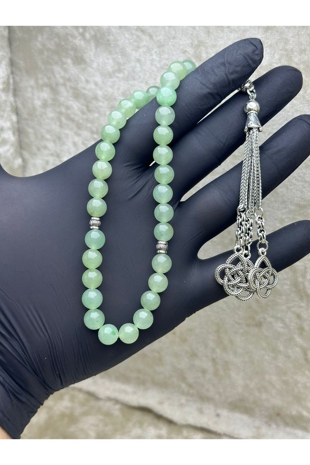 Natural Stone Aventurine Stone Men's Rosary
