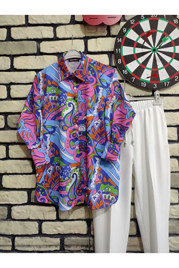 dijitak baskılı gömlek - 3