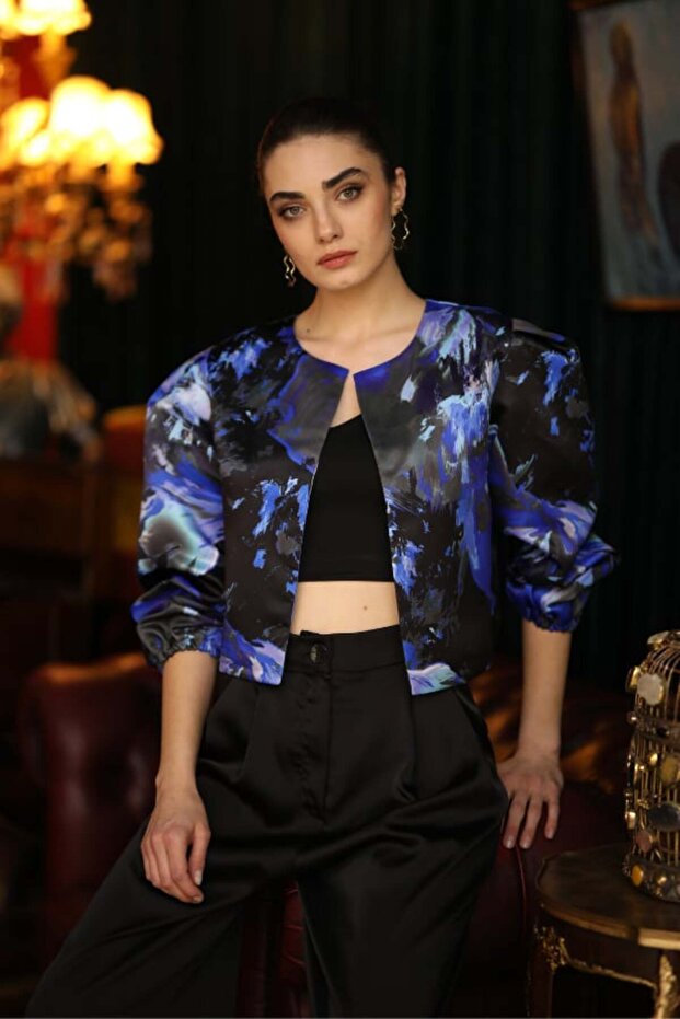 Fleur Designer Bomber Ceket - 5