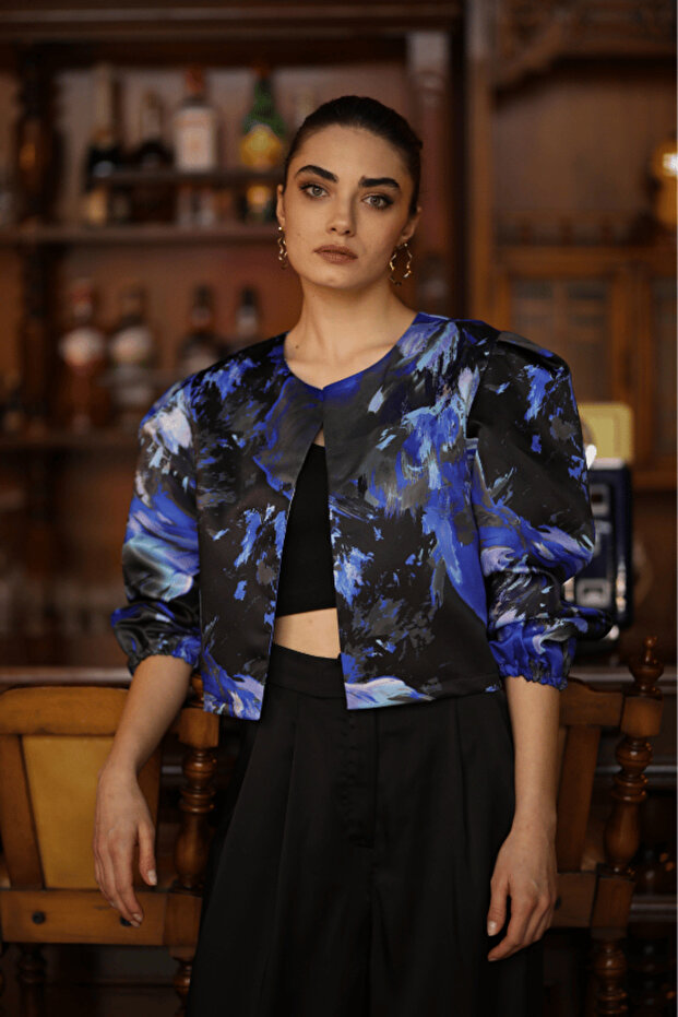 Fleur Designer Bomber Ceket - 1