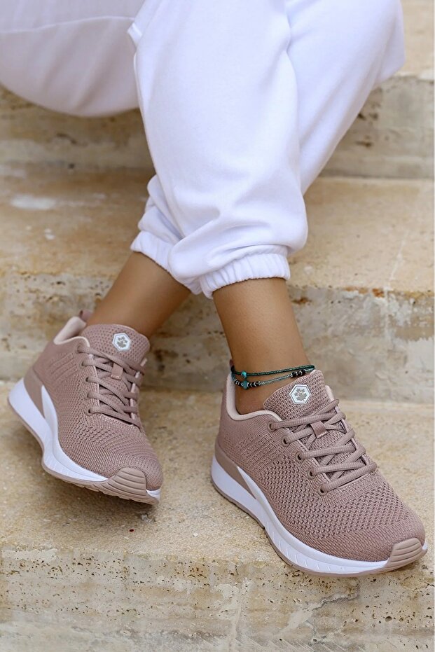 Orijinal Ortopedik Memory Foam Taban Fileli Kadın Koşu Ayakkabısı - 3