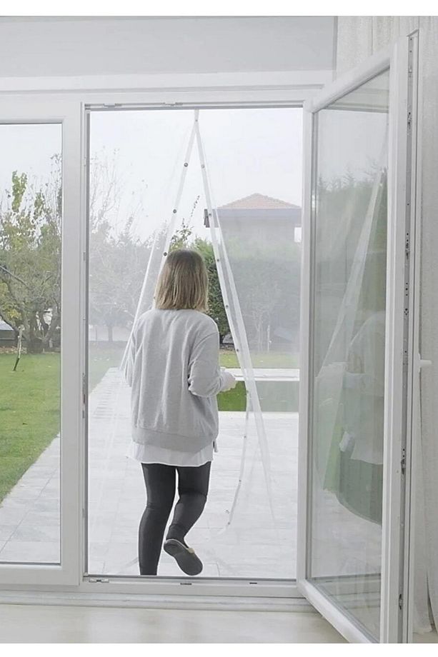 Mıknatıslı Kapı Sinekliği 90x210 Cm Raptiye ve Cırt Bant - 1