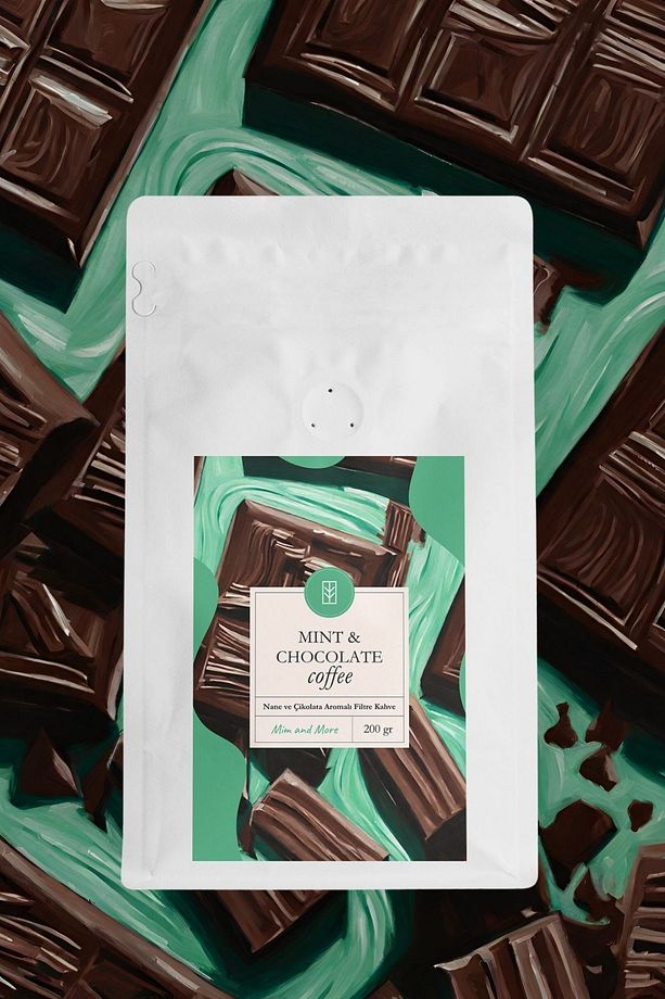 Mint & Chocolate Coffee - Nane Ve Çikolata Aromalı Kahve Filtre Kahve, 200 gr - 3