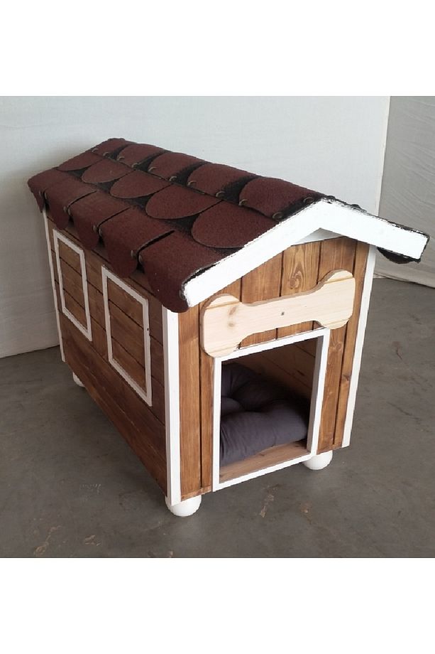 AHŞAP EV VE BAHÇE TİPİ KÖPEK KULÜBESİ - 7