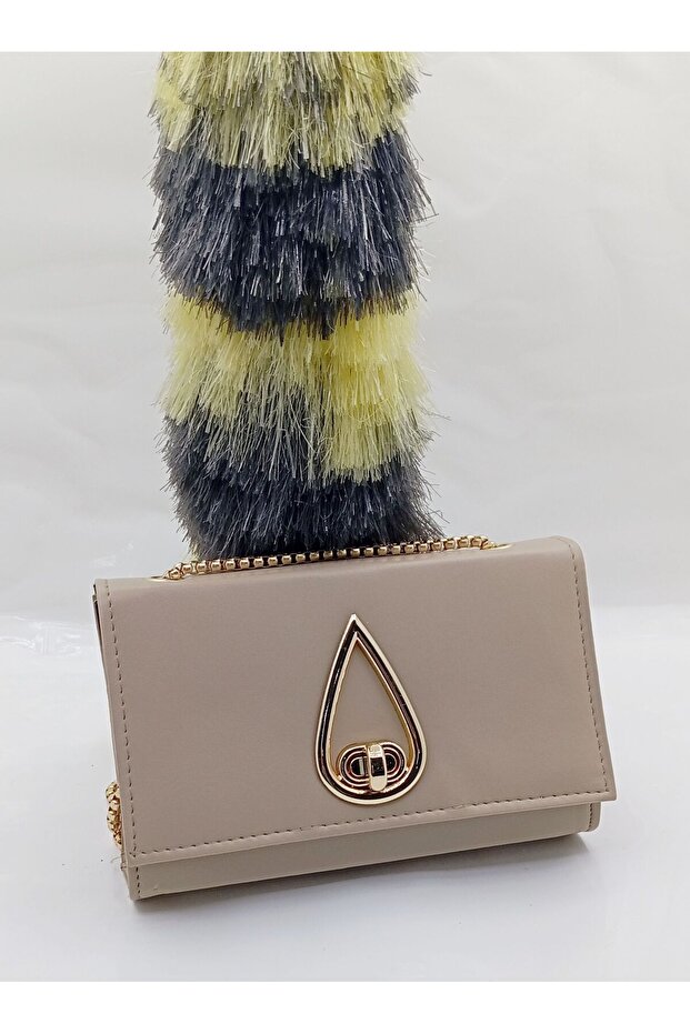 Women's Taupe Shoulder Bag