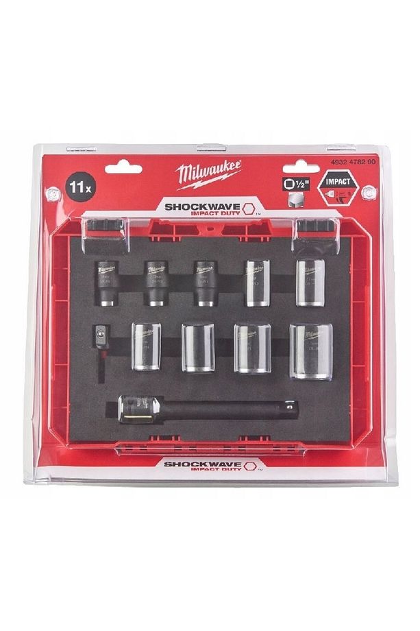 LOKMA ENDÜST.DARBELİ ShW 1/2" STD SET 11 ADET T4932478290 MILWAUKEE - 2