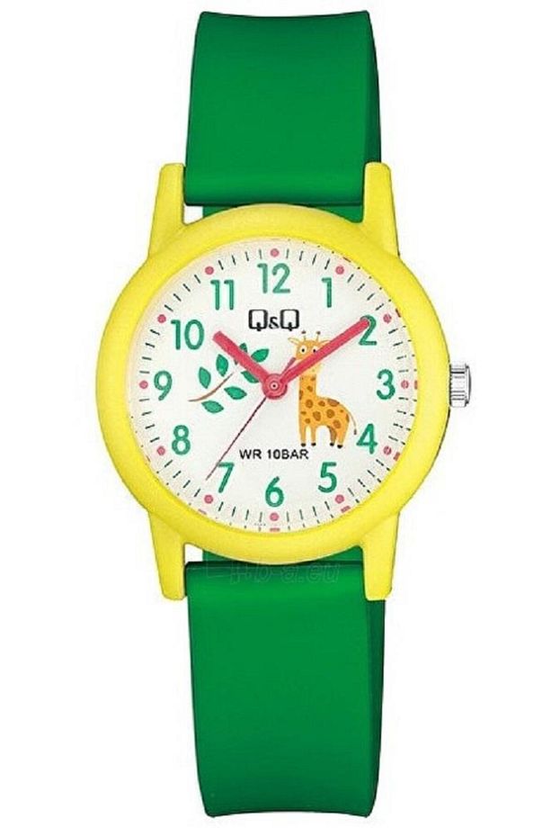 Unisex Q&Q V23A-010VY Zürafa Desenli Çocuk Kol Saati - 1