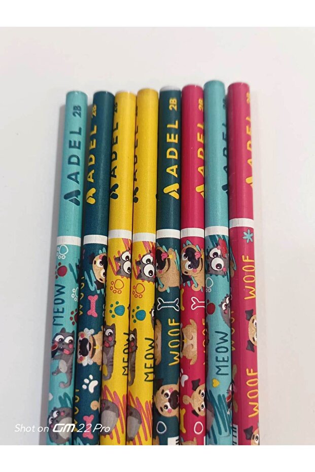 قلم رصاص منقوش 2B من CAT-DOG (8 قطع) - 3