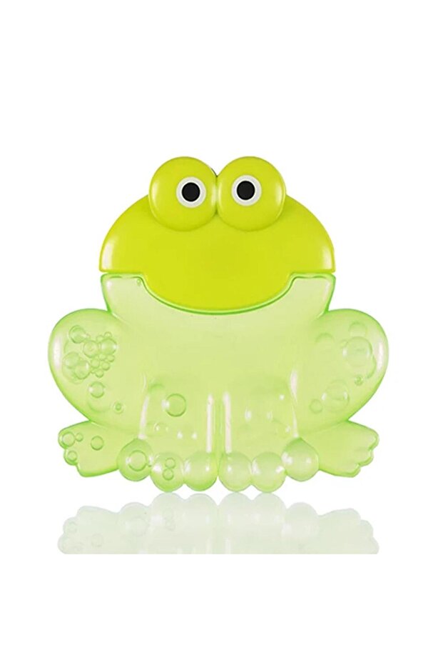 عضاضة ناعمة مائية منقوشة على شكل ضفدع لطيف / عضاضة 522 - 1