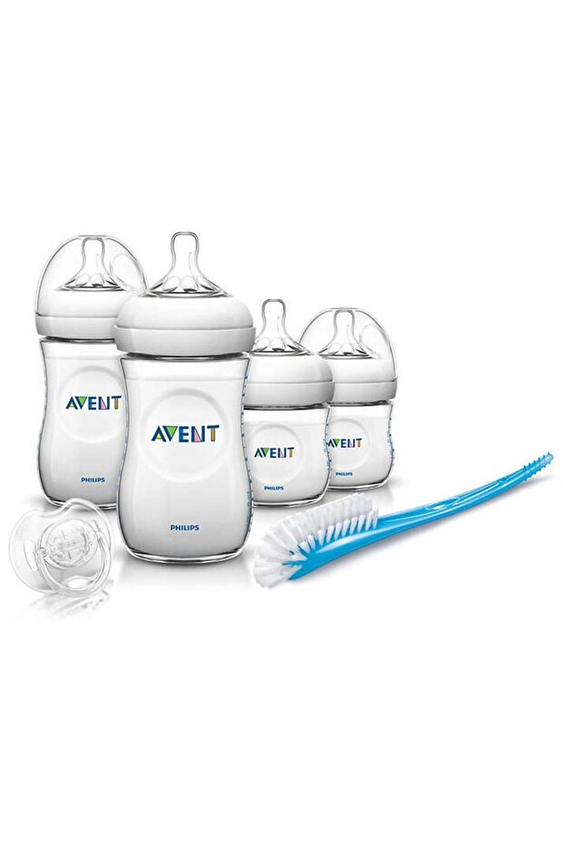 Natural Newborn Gift Baby Bottle Set
