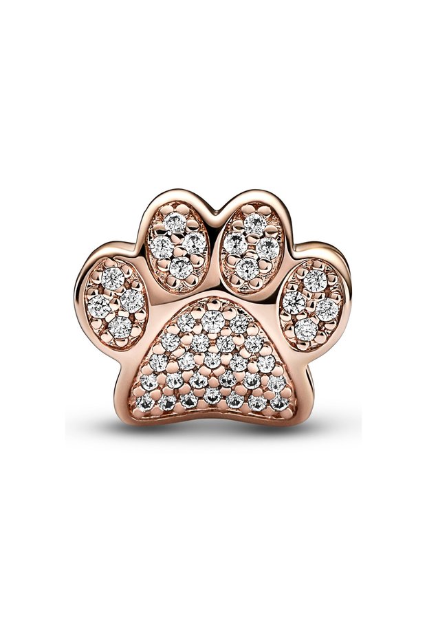 585Er Roségold Rich Bell Moments Paw Charm