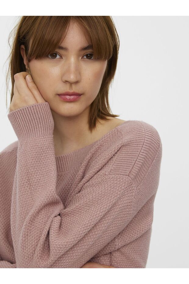 Strickpullover U-Boot-Ausschnitt - 5