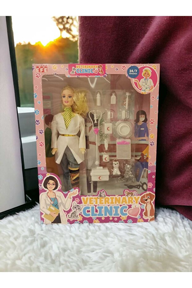 Veteriner - Hemşire Oyuncak Bebek Seti - 2
