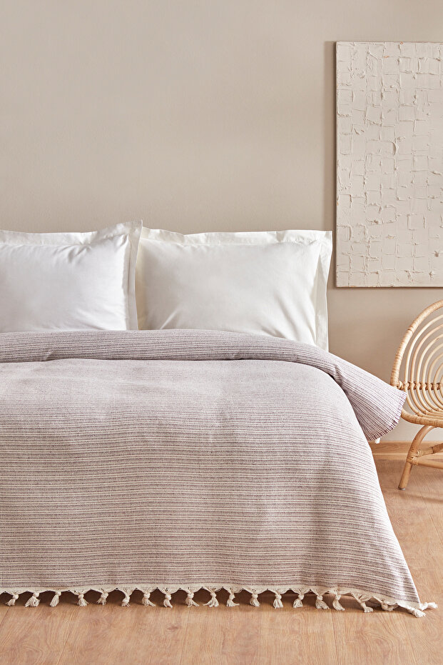 Celia Çift Kişilik Pike Mor - 2