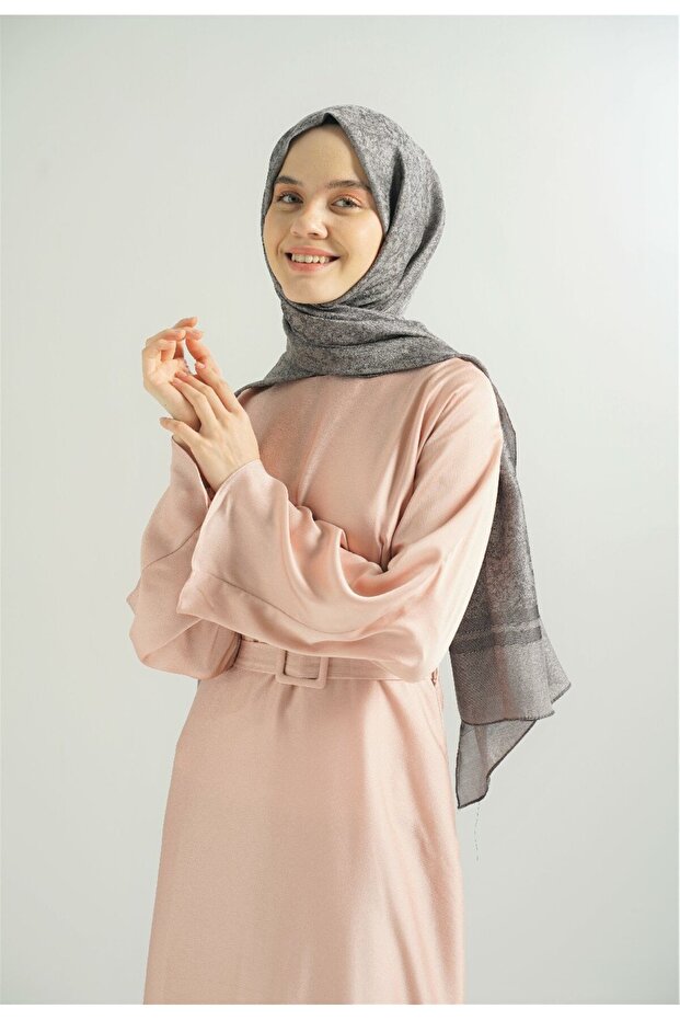 Gray Sprinkled Pattern Shawl, Princess Series - 1