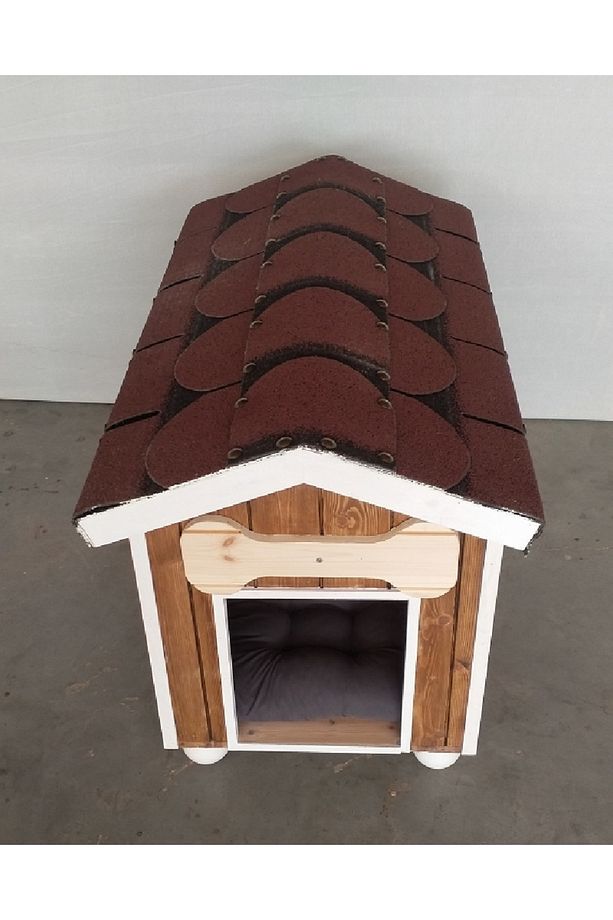 AHŞAP EV VE BAHÇE TİPİ KÖPEK KULÜBESİ - 1