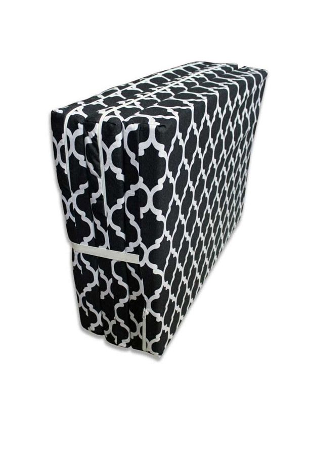 Katlanır Yer Yatağı Tek Kişilik Sünger Minder Yatak 70x180cm 6 Cm Grı Kalın Sunger Karacatı Model - 4