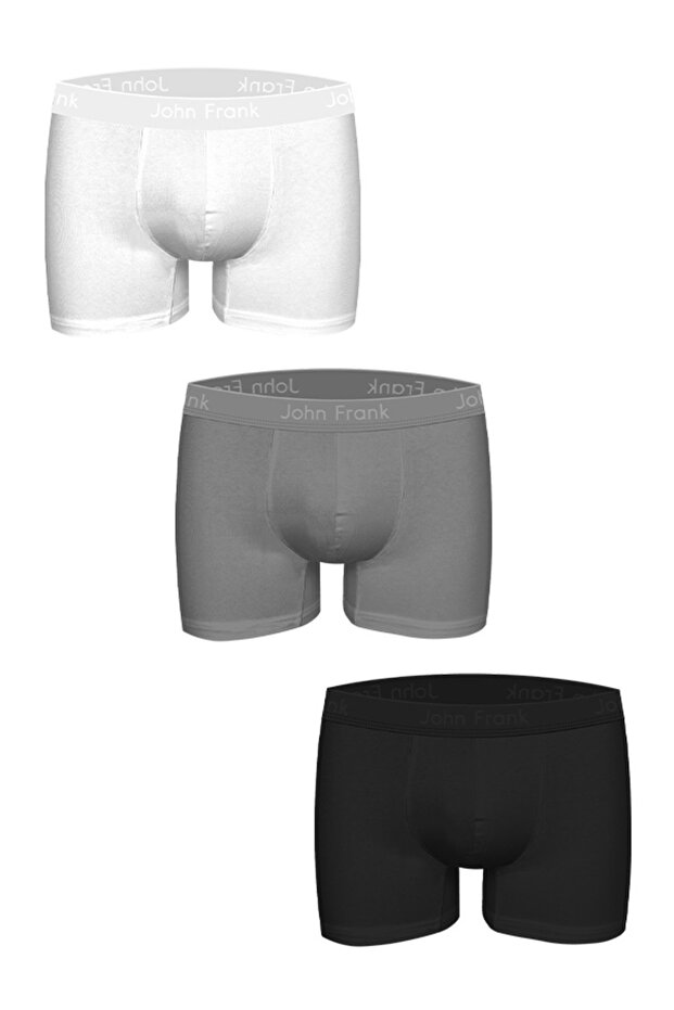 ÜÇLÜ NATURAL MODAL BOXER - 1