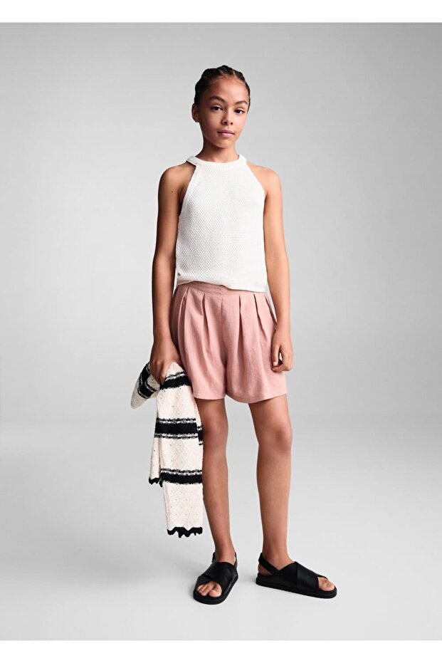 Elastik belli şort - 2