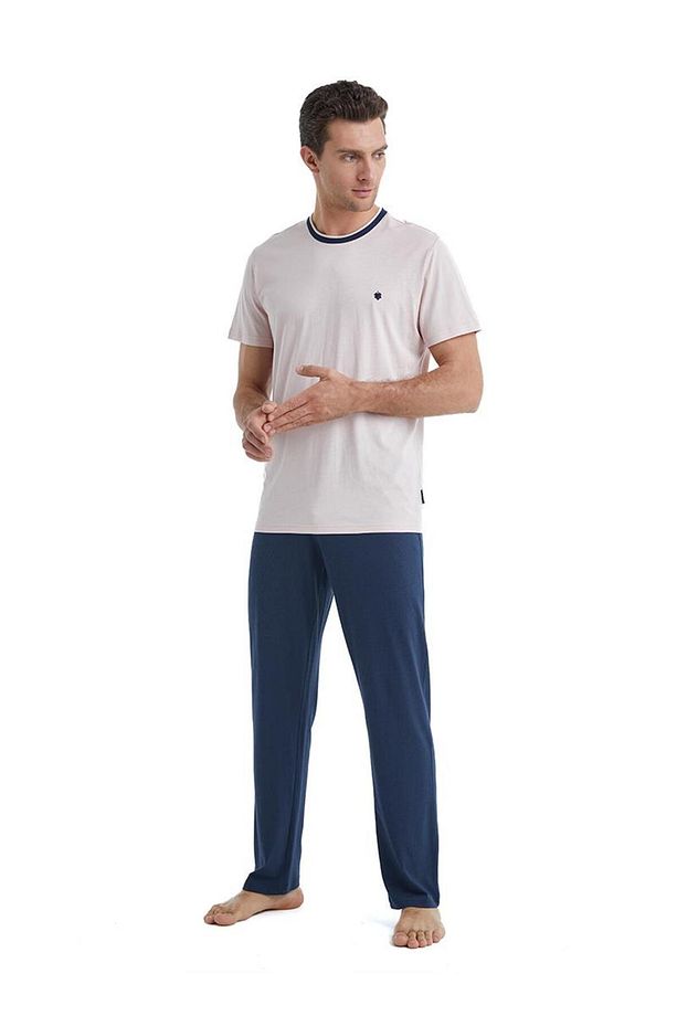 Erkek Kısa Kol Lacivert Pijama Takımı C3T6N4O04 - 1