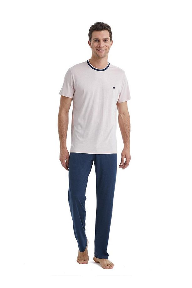 Erkek Kısa Kol Lacivert Pijama Takımı C3T6N4O04 - 3
