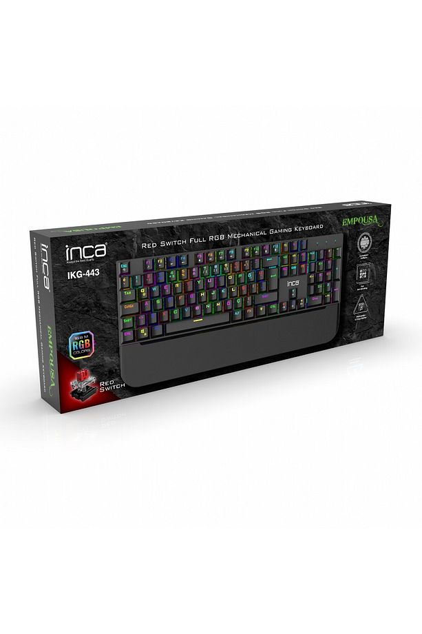 IKG-443 Empousa Red  Switch Full Rgb  Software Mechanıcal  Keyboard - 8