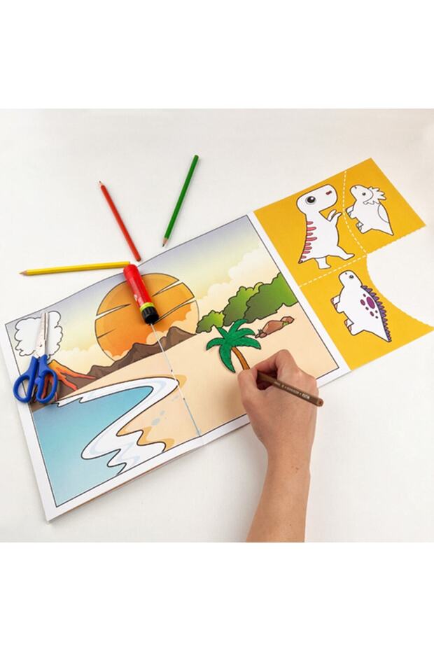 Cut Paint Paste- Dinosaur - 2