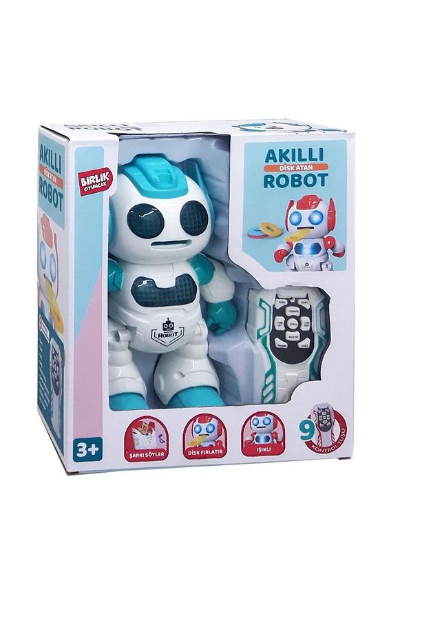 Kumandalı Programlanabilir Disk Atan Akıllı Robot - 1
