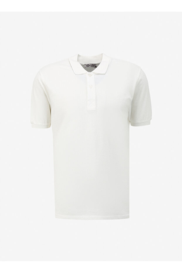 Men's Ecru Polo T-Shirt 242 LCM 242025 TWINS ECRU