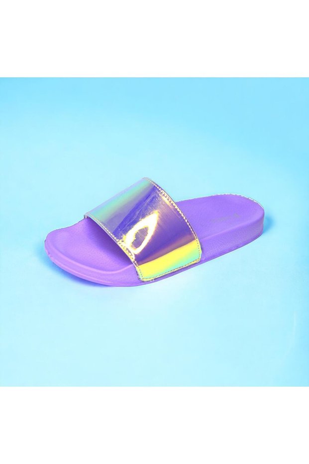 GIRL'S HOLOGRAM SLIPPERS/ BEACH/SEA SLIPPERS Soft Eva Slippers
