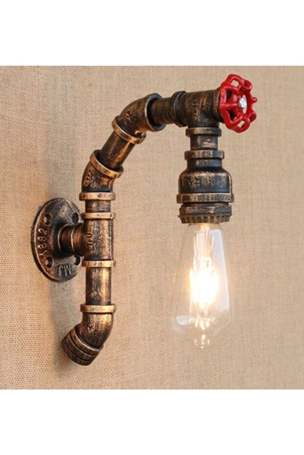 مصباح أرضي مزخرف على الحائط - 1