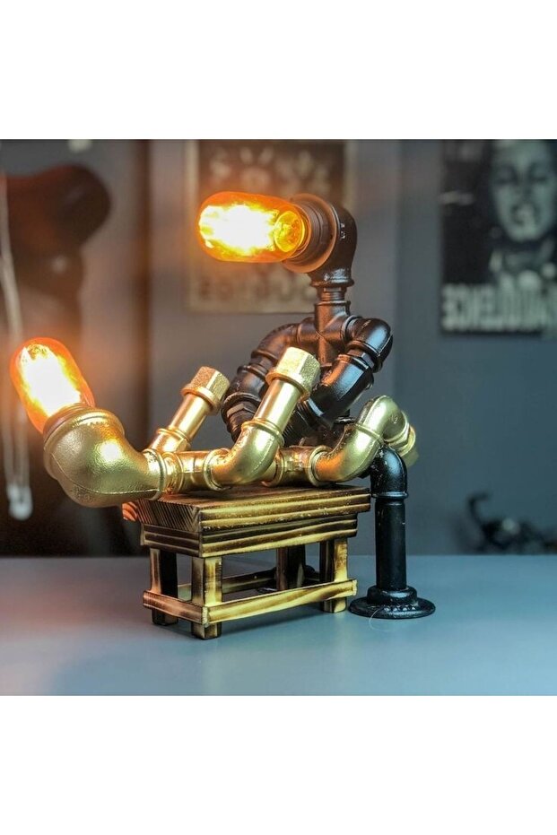 Dekoratif Borudan Masa Lambası - 1