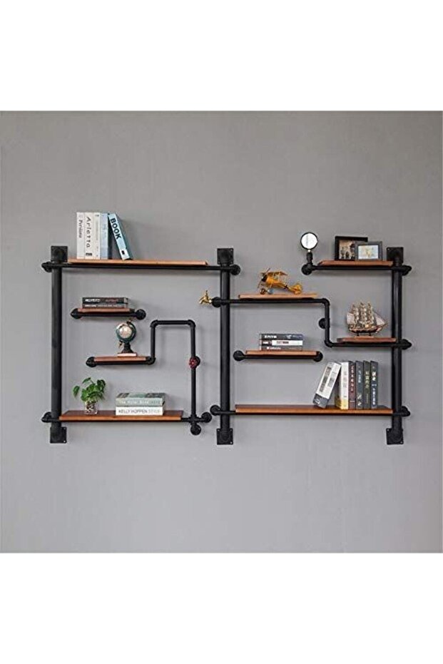 Dekoratif Duvara Borudan Raf - 1