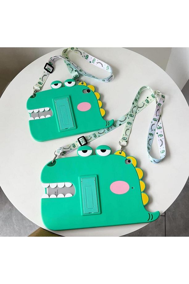 Samsung Galaxy Tab A8 10.5 SM-X200 2021 Kılıf Cute Dolls Çocuk Karekter Kılıfı - 3
