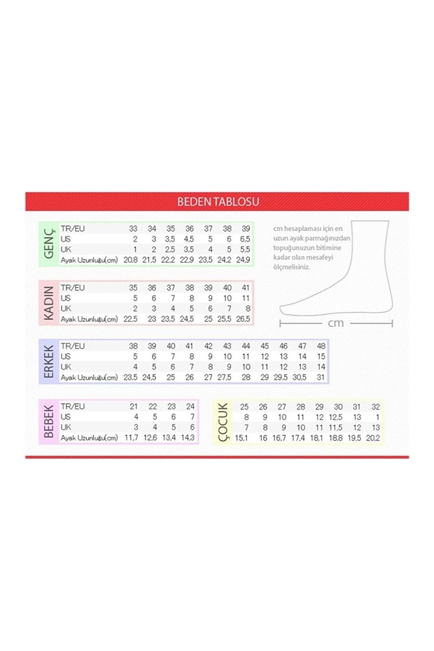 1967 Işıklı Anatomik Tabanlı Çocuk Günlük Spor Ayakkabı - 6