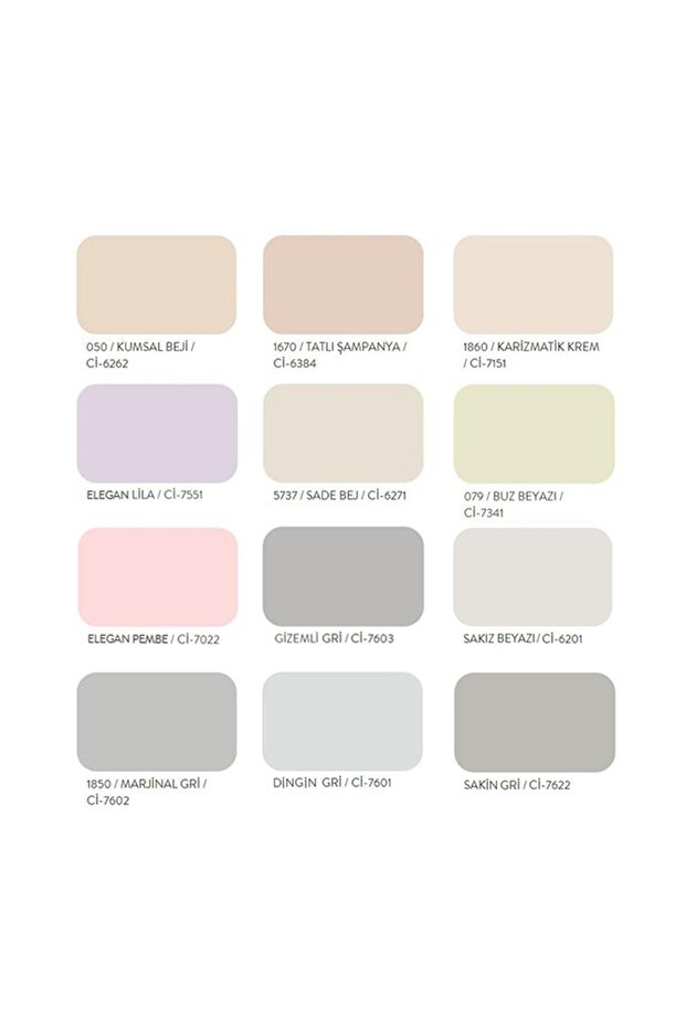 Popüler -Plastik -Mat -Duvar Boyası -20Kg.-POLİSAN - 2