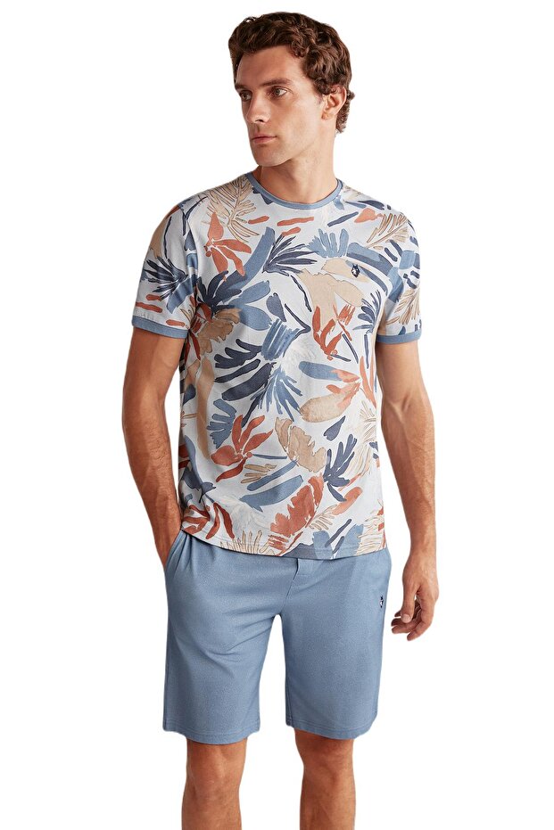 First Touch muške plave šortseve set 413 - 2