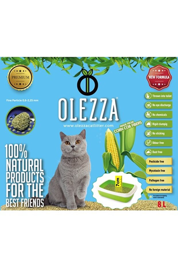 Mısır Koçanı Kedi Kumu 8Lt - 1