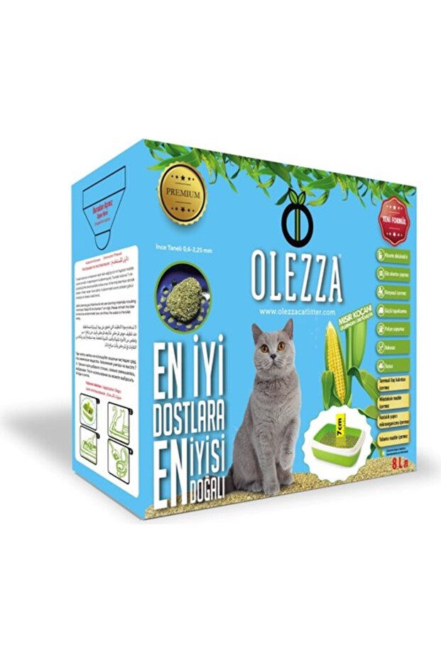 Mısır Koçanı Kedi Kumu 8Lt - 2