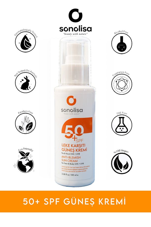 50 Spf Uvb Ve Uva Işınlarına Karşı Yüksek Korumalı Yeni Nesil Leke Karşıtı Güneş Kremi 100 ml - 2